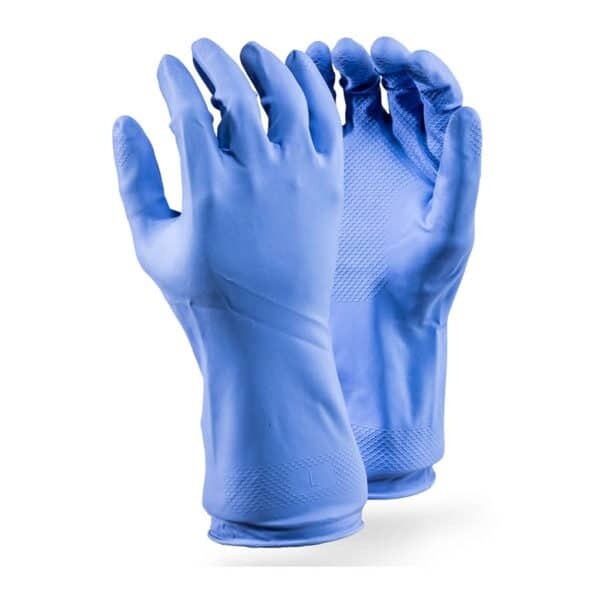 DROMEX BLUE  Household Gloves, Size: Large