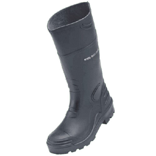 Rhino 2 Gumboot Steel Toe Cap, Size: 6, Colour: Black