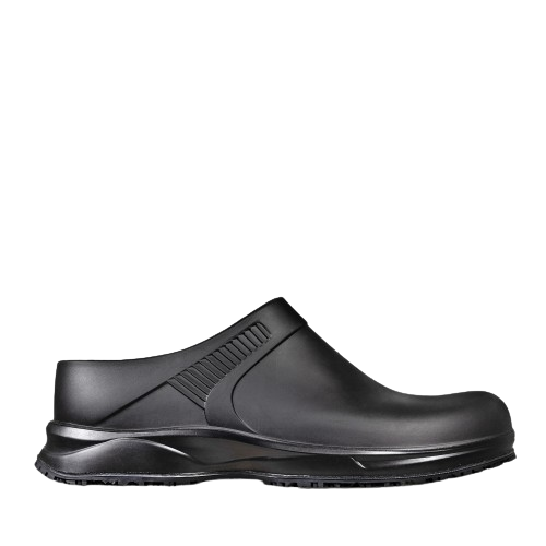 Cruiza Chef-Pro Slip-on Clog, Size: 3, Colour: Black