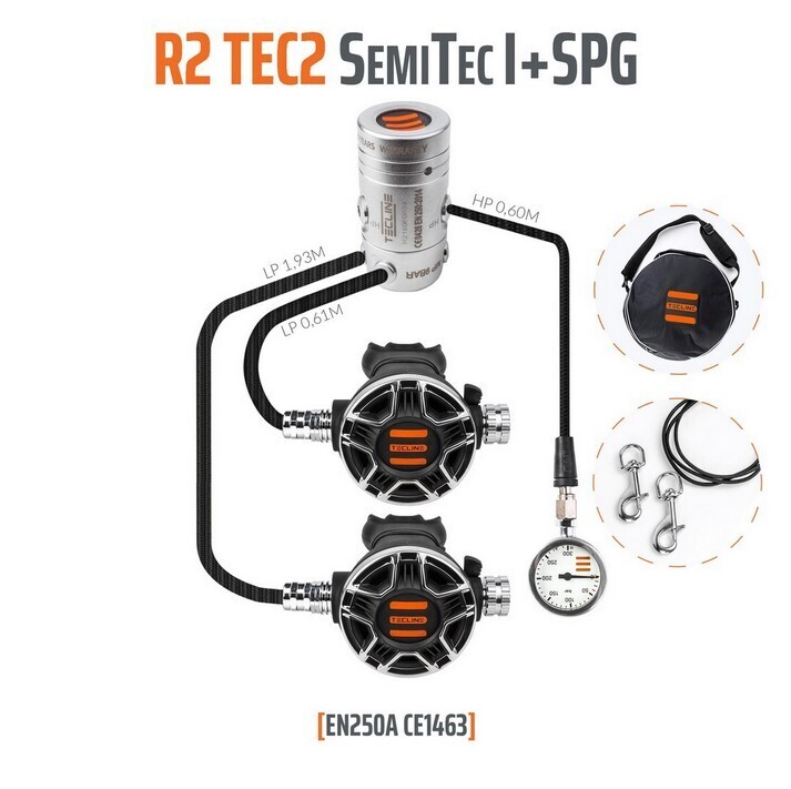 TECLINE Set erogatori R2 TEC2 SemiTec 1 + SPG