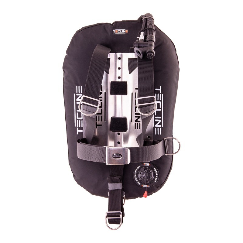 TECLINE BCD DIR Set  : sacco 15 L, imbrago DIR e piastra in acciaio