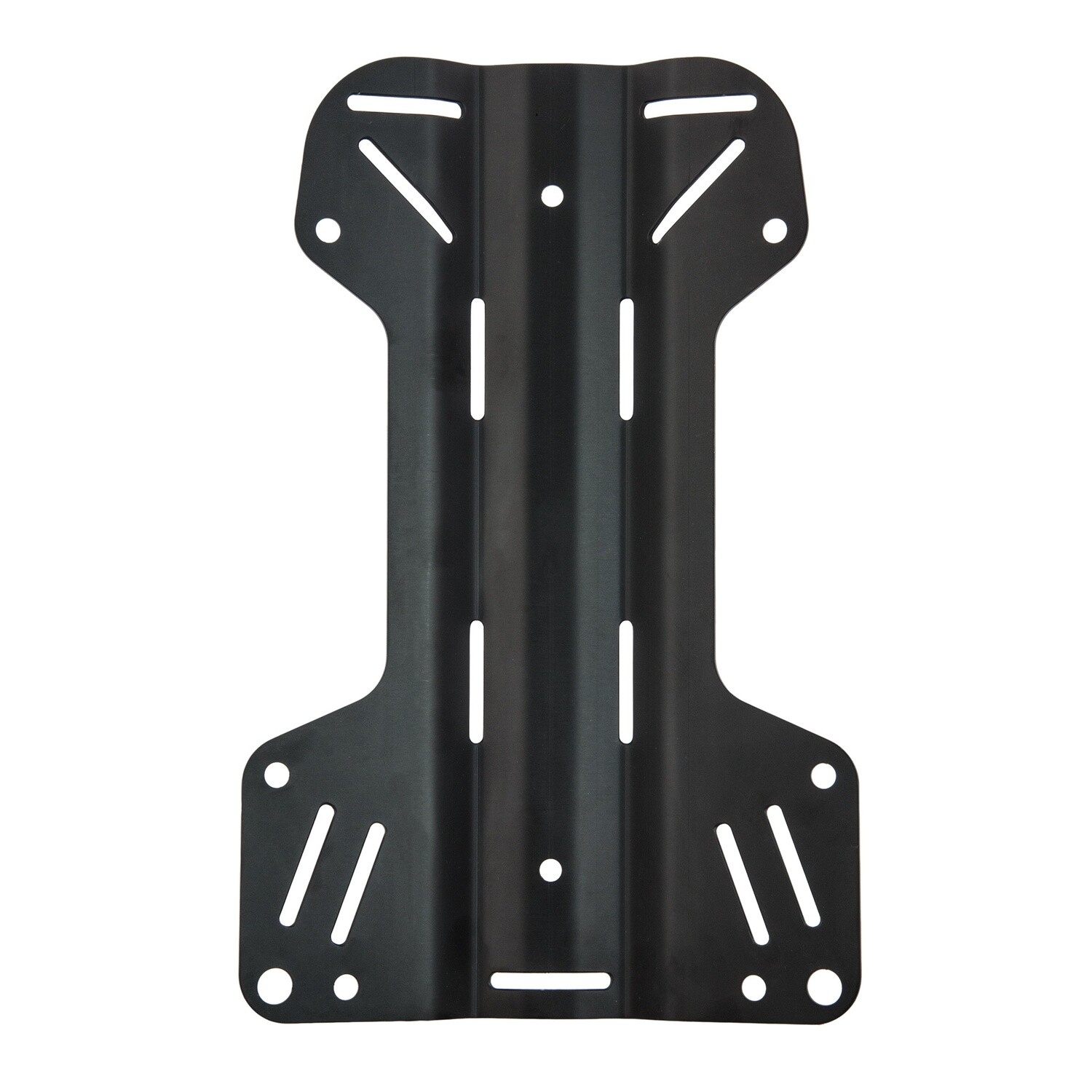 TECLINE schienalino H-Shape alluminio nero 3 mm, standard e midi size