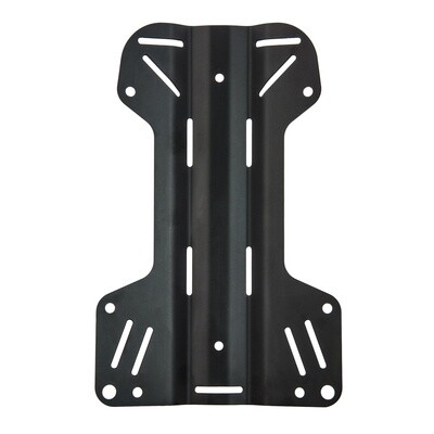 TECLINE schienalino H-Shape alluminio nero 3 mm, standard e midi size