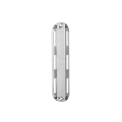Tecline contro-piastra acciaio inox SHORT mono-bombola