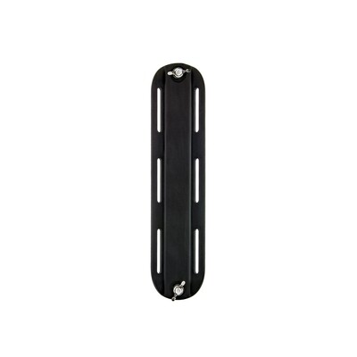 Tecline contro-piastra alluminio SHORT mono-mombola