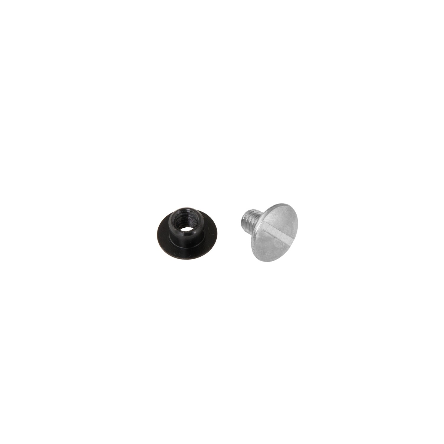Coppia bullone in acciaio inox  e derlin 8mm