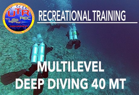 Corso UTRtek Multilevel Deep Scuba Diver - 40 Mt