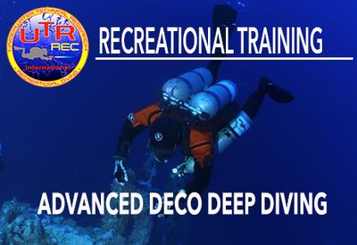 Corso UTRtek Adv Deco Deep Scuba Diver - 40 Mt / Deco in Ossigeno o EAN 50