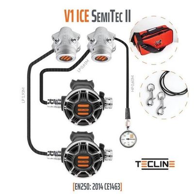 TECLINE Set erogatori V1 ICE TEC2 DIR Set with SPG - EN250A