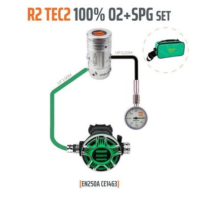 TECLINE Oxy Kit Stage R2 TEC2 100% O2 + SPG