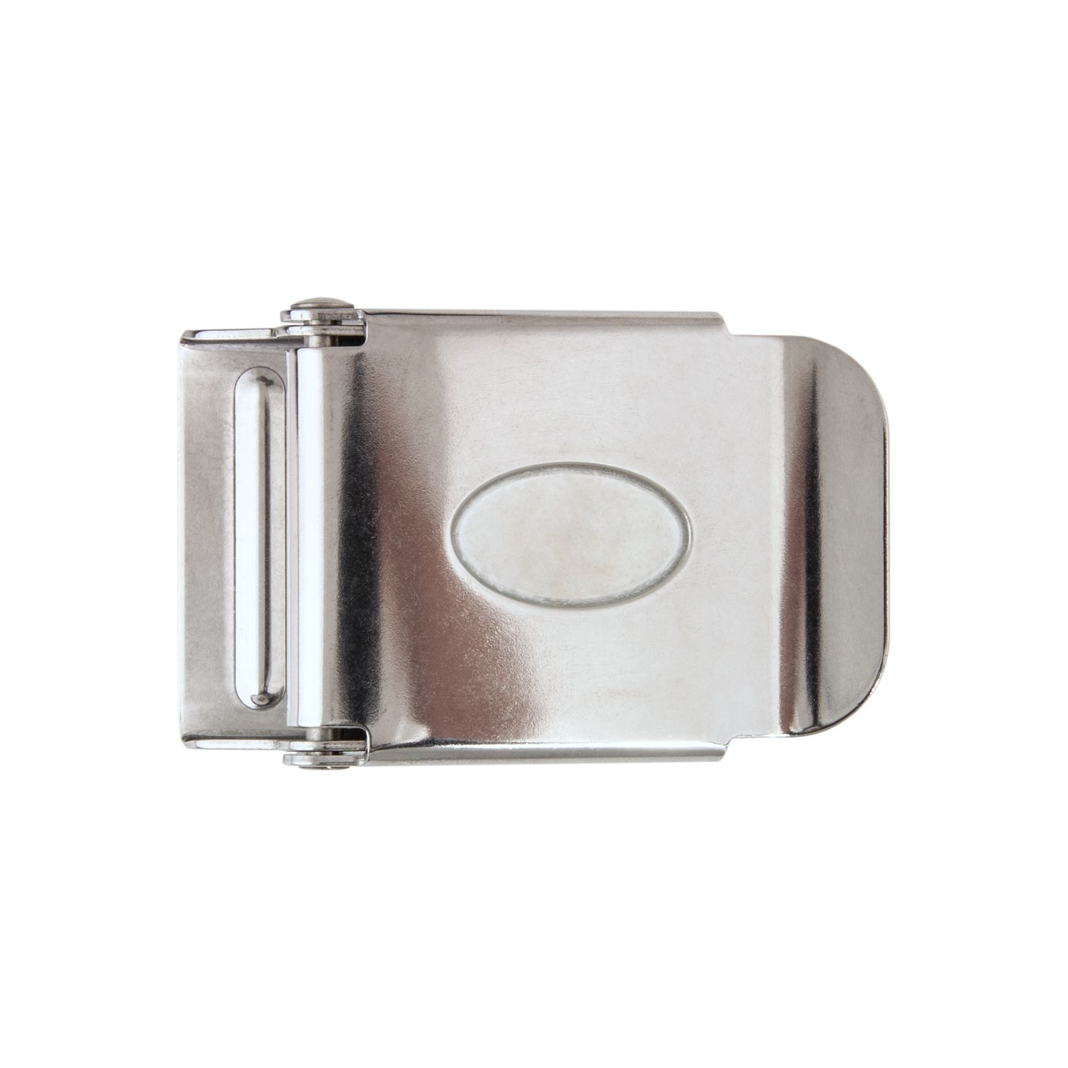 TECLINE Fibbia in acciaio inox 50 mm senza logo