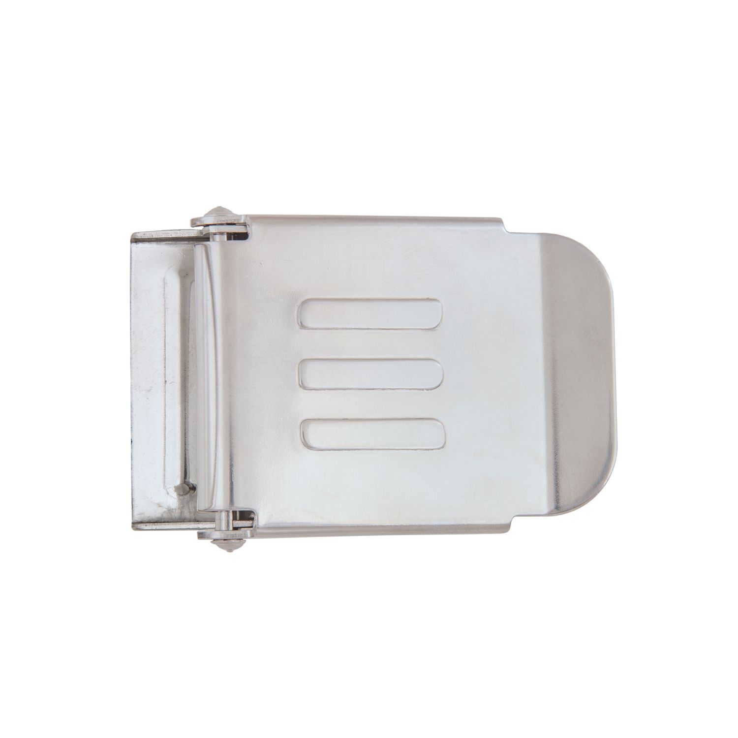 TECLINE Fibbia in acciaio inox 50 mm con logo E