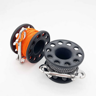 Nammu-Tech Spool 45 mt con moschettone doppialuce da 115 mm