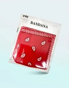 5BDA-RED- BANDANA