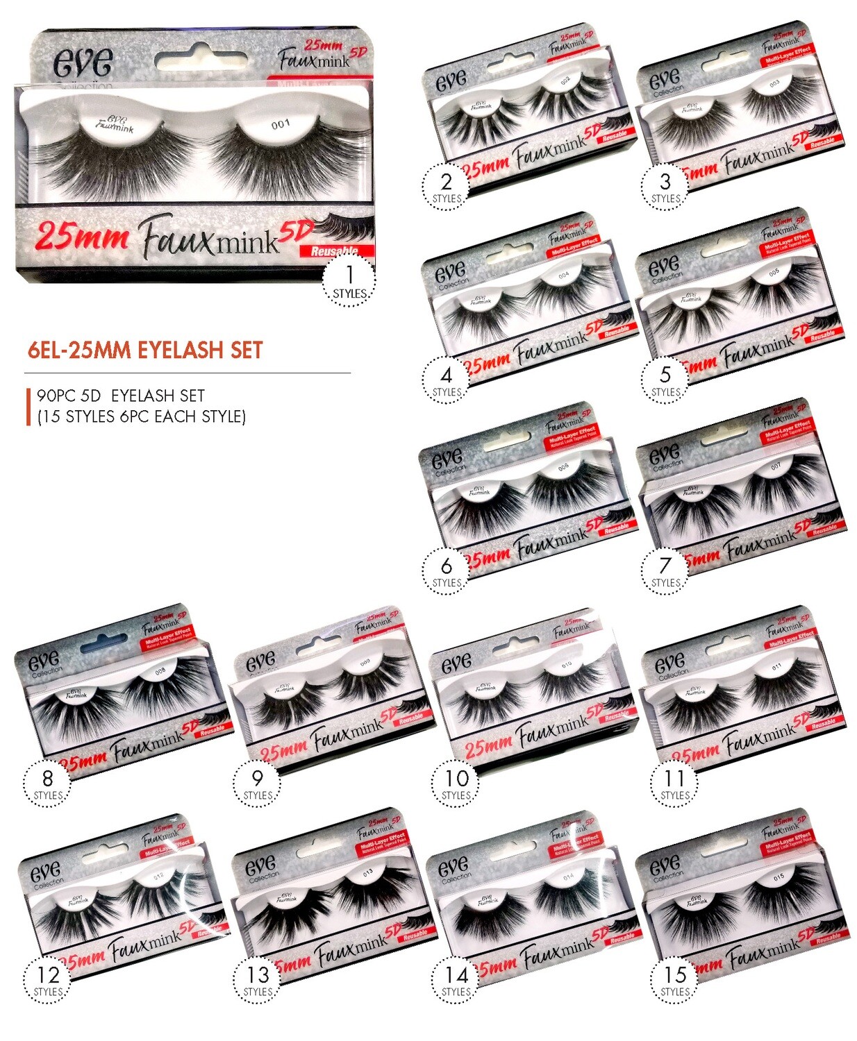 6EL-25012 - EYELASH