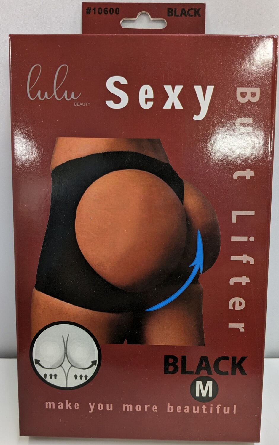 10600-BUTT/BLK - BODYSTOCKING