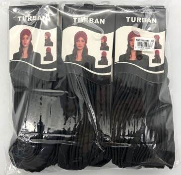 9HAT-TURBAN/BK - HAT