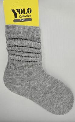 SS35-HEATHERGRAY - SOCK