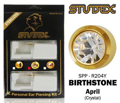 SPP-R204Y - GP APRIL CRYSTAL - PIERCING - JEWELRY
