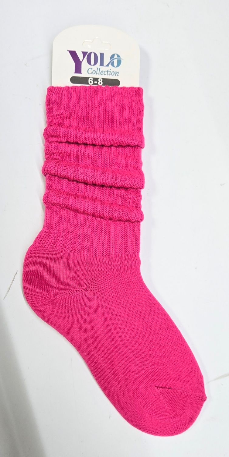 SS68-HOTPINK - SOCK