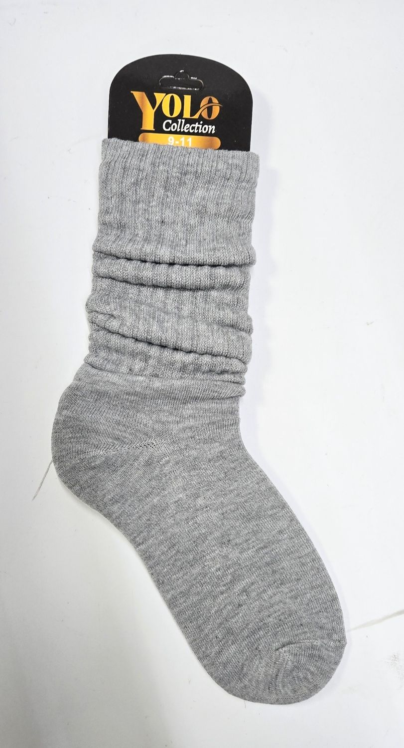 SS911-HEATHER GRAY - SOCK