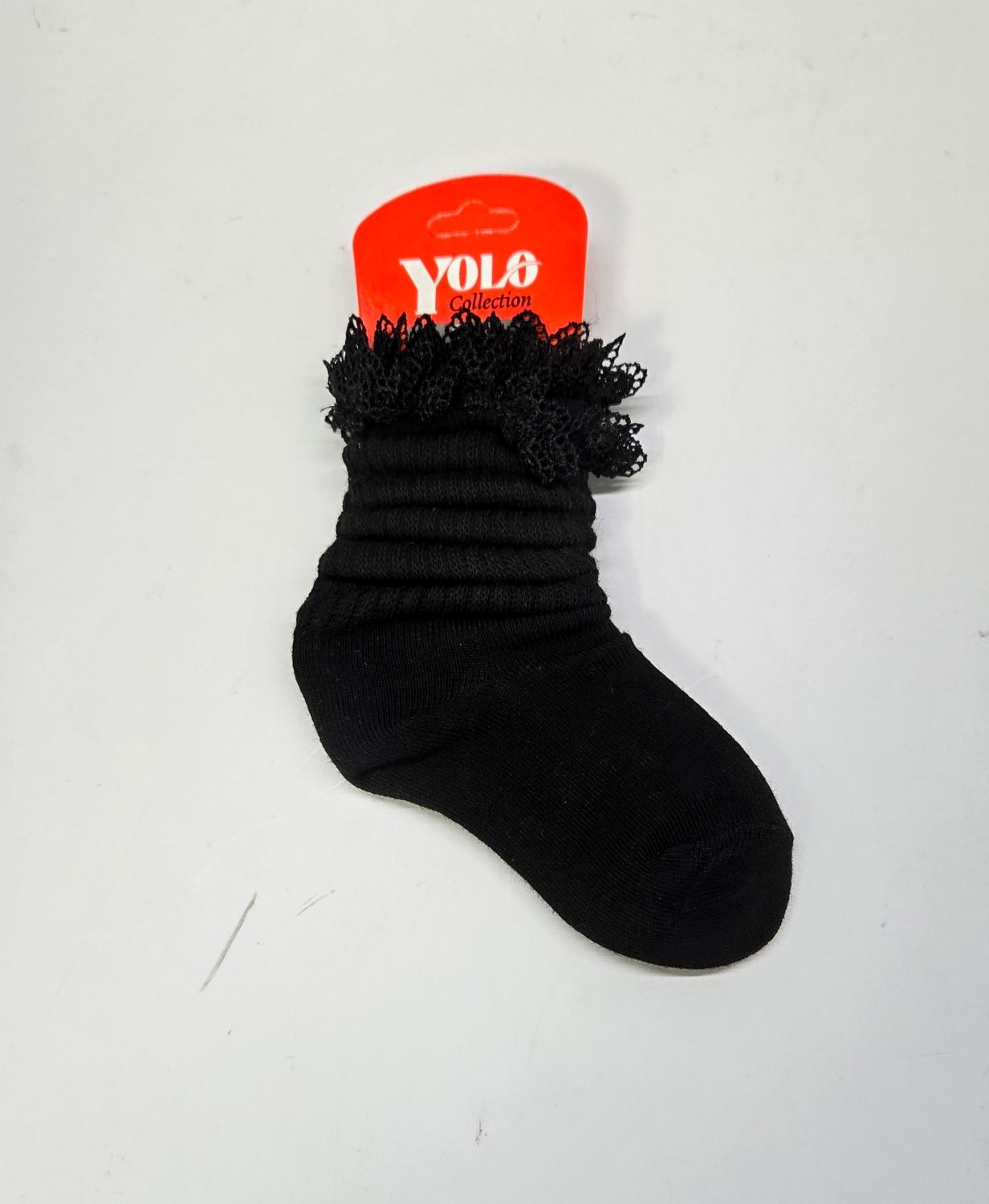 SS0-3/BLACK/LACE - SOCK