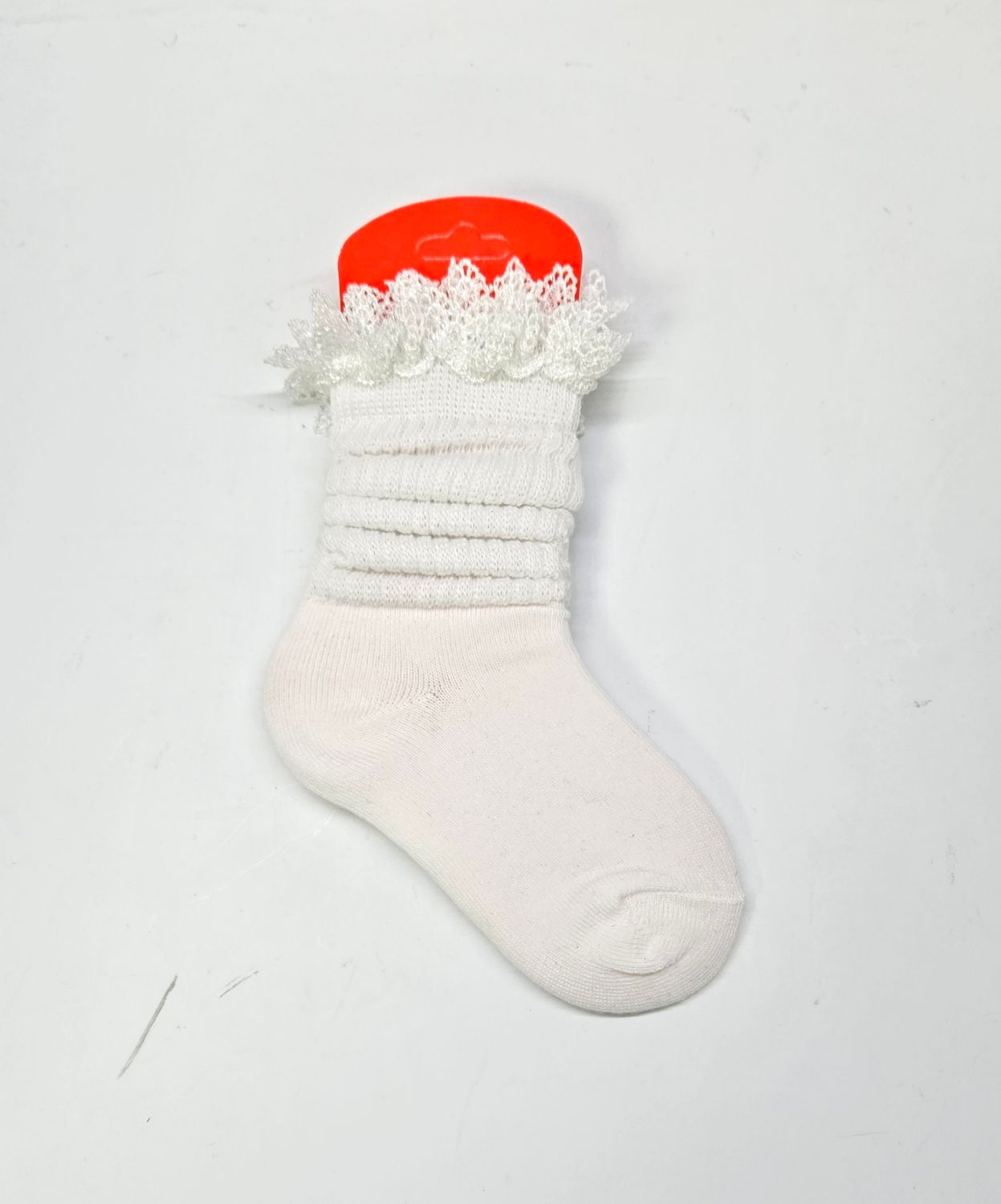 SS0-3/WHITE/LACE - SOCK