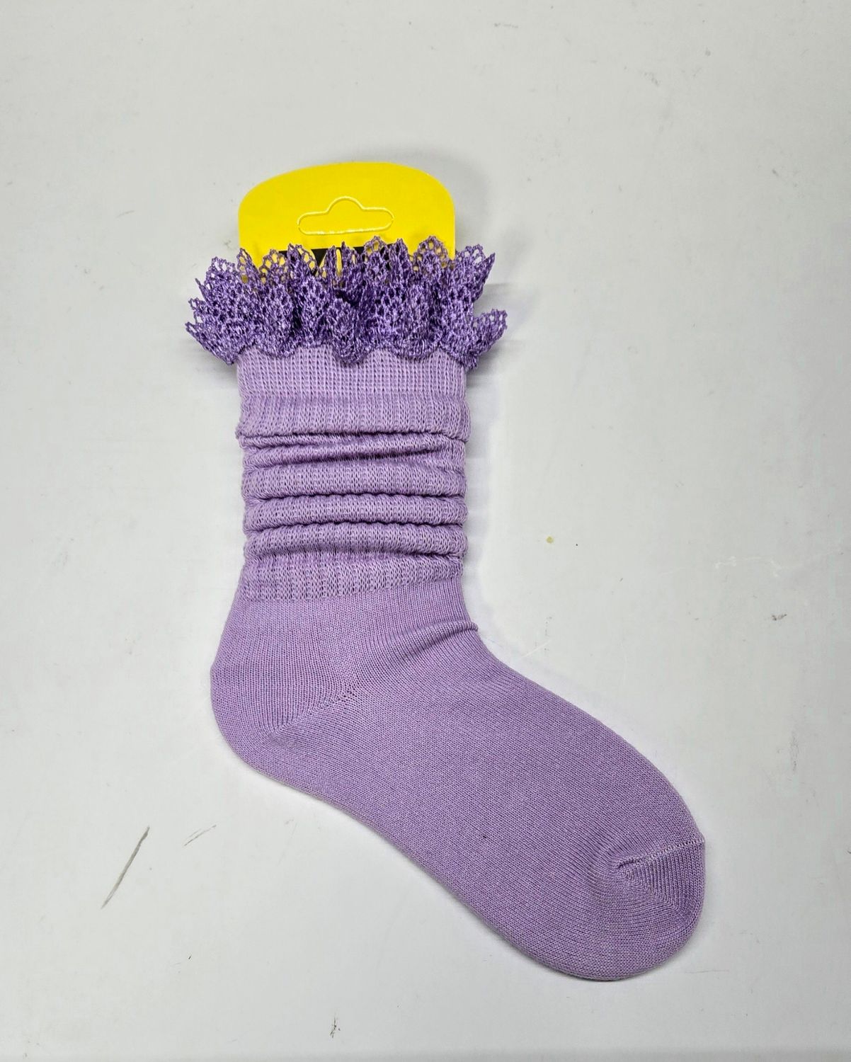 SS3-5/LAVENDER/LACE - SOCK