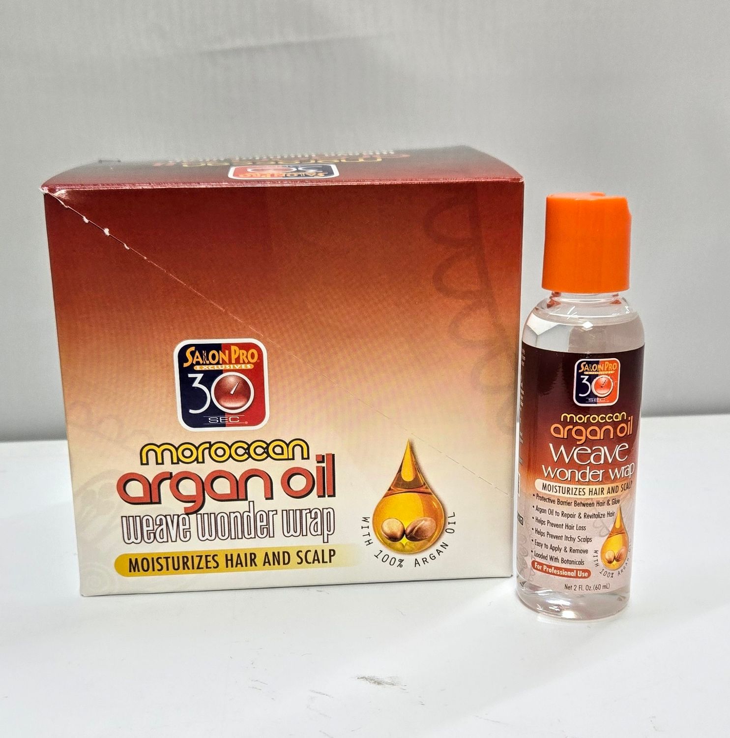 8635-30 SEC MOROCCAN ARGAN OIL/2.OZ/CLEAR - 30