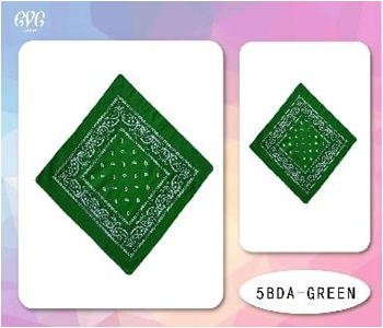5BDA-GREEN- BANDANA