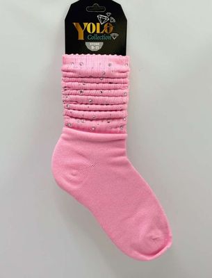 STONE911-LIGHTPINK-SOCK