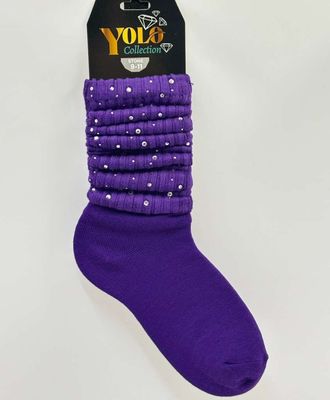 STONE911-PURPLE-SOCK