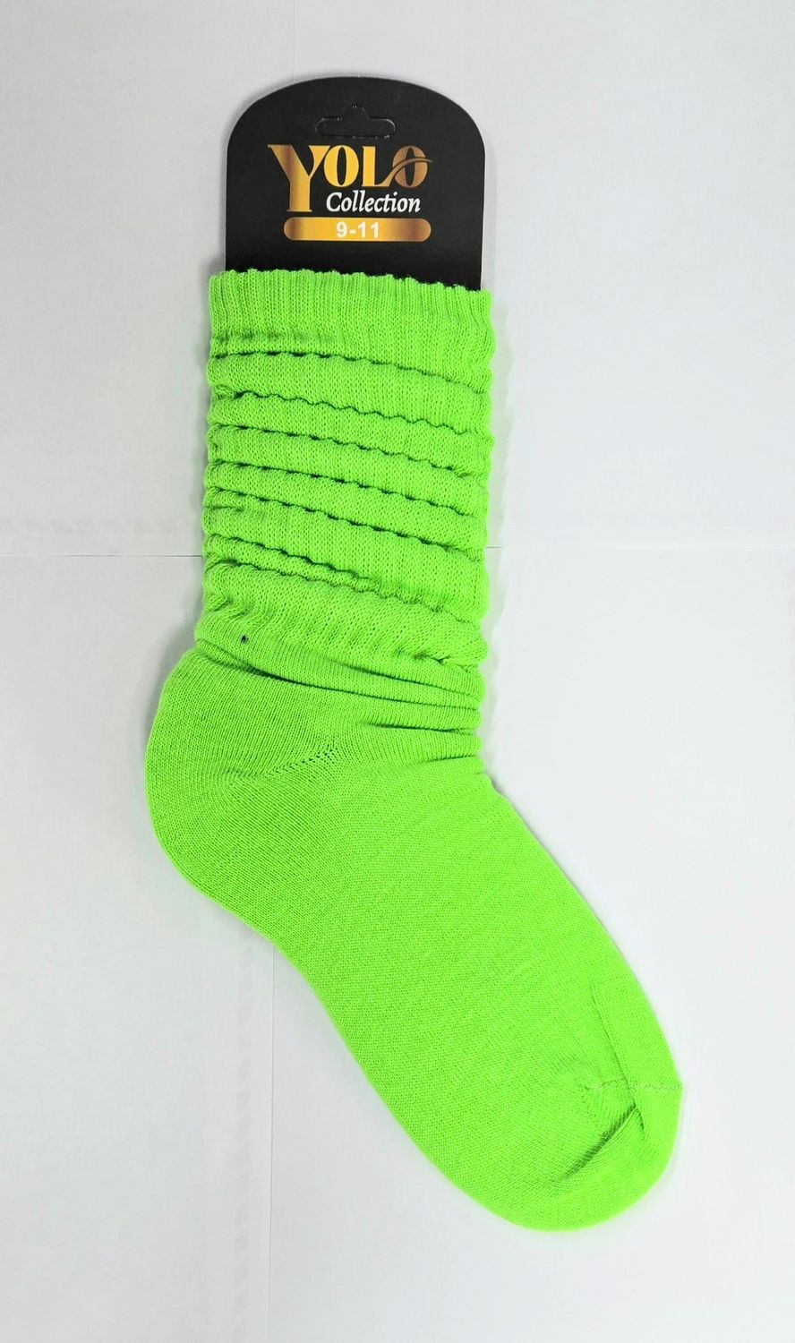 911-NEONGREEN-SOCK