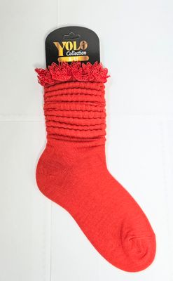 LACE911-RED-SOCK