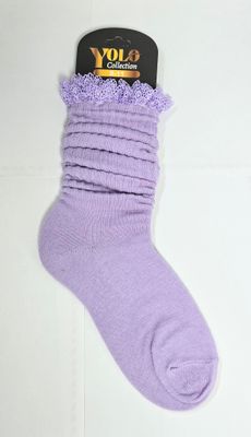 LACE911-LAVENDER-SOCK