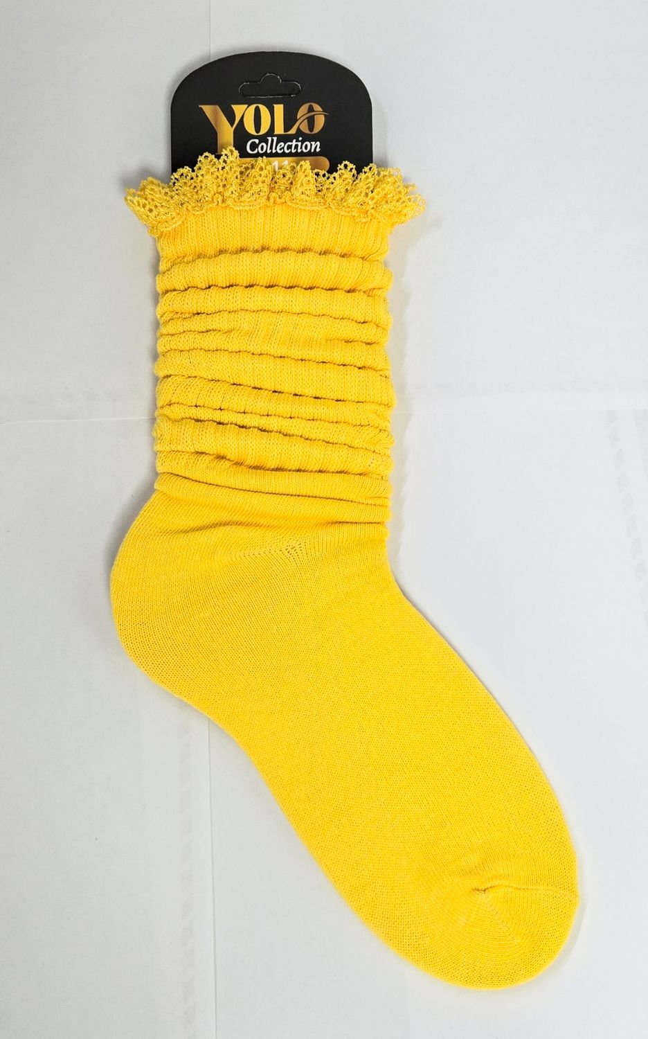 LACE911-YELLOW-SOCK