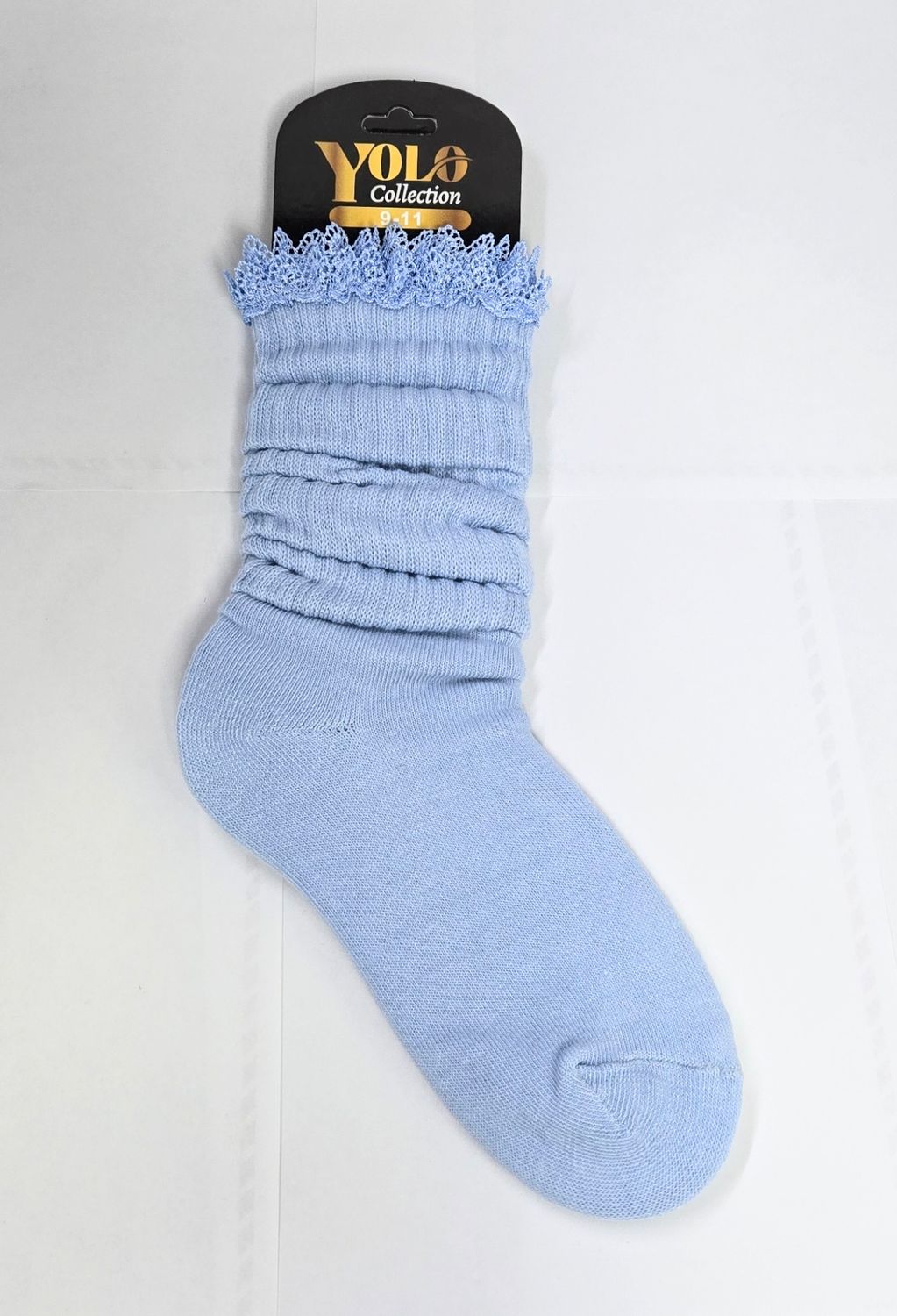 LACE911-SKY BLUE-SOCK