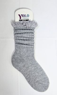 LACE68-GREY-SOCK