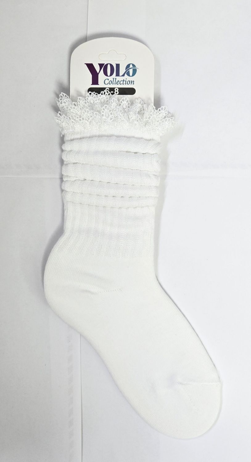 LACE68-WHITE-SOCK