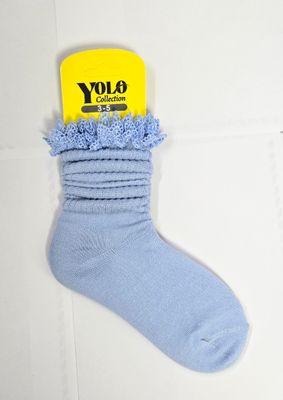 LACE35-SKY BLUE-SOCK