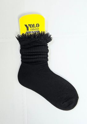 LACE35-BLACK-SOCK