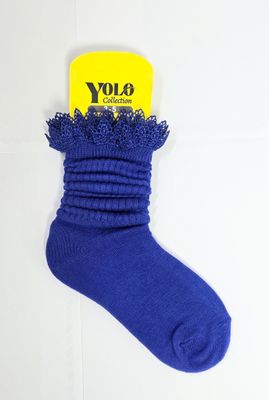 LACE35-ROYALBLUE-SOCK