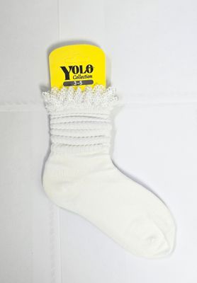 LACE35-WHITE-SOCK