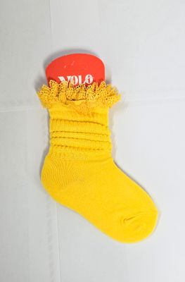 LACE03-YELLOW-SOCK