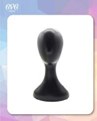 12900 PLASTIC HEAD BLK - WIG