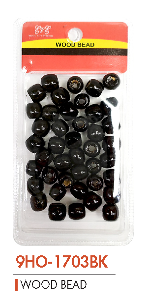9HO-1703BK-WOODBEAD