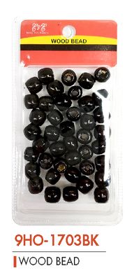 9HO-1703BK-WOODBEAD