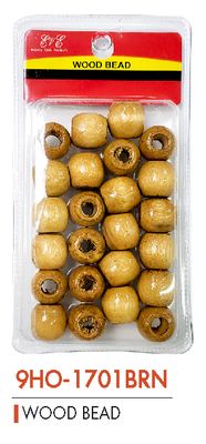 9HO-1701BRN-WOODBEAD