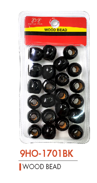 9HO-1701BK-WOODBEAD