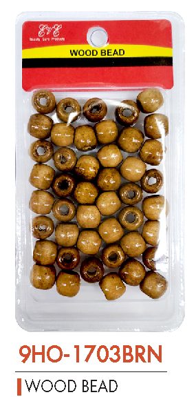 9HO-1703BRN-WOODBEAD